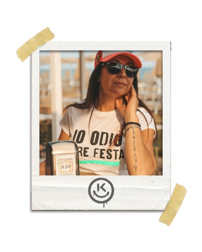 T-shirt IO ODIO FARE FESTA Donna