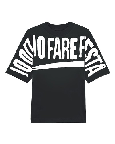 T-shirt oversize IO ODIO FARE FESTA - Cristianino