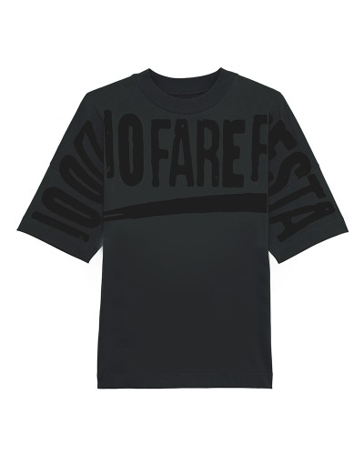 T-shirt oversize IO ODIO FARE FESTA - Cristianino