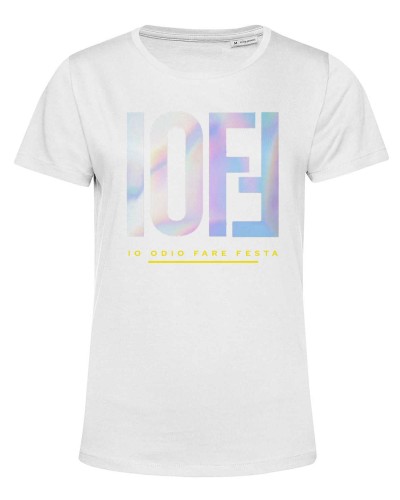 T shirt IO ODIO FARE FESTA - IOFF FLUO
