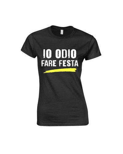 T-shirt IO ODIO FARE FESTA Donna