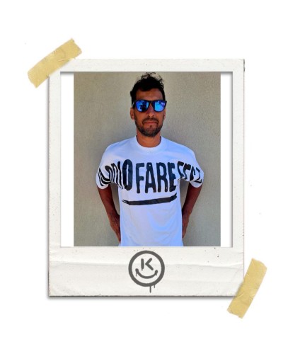 T-shirt oversize IO ODIO FARE FESTA Cristianino - NEW EDITION