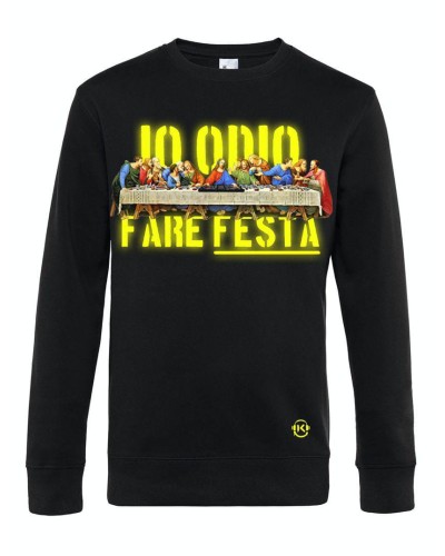Felpa Ultima Cena - IO ODIO FARE FESTA - IOFF