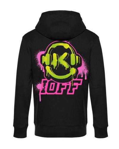 Felpa Zip con Cappuccio - Graffiti - IO ODIO FARE FESTA - IOFF